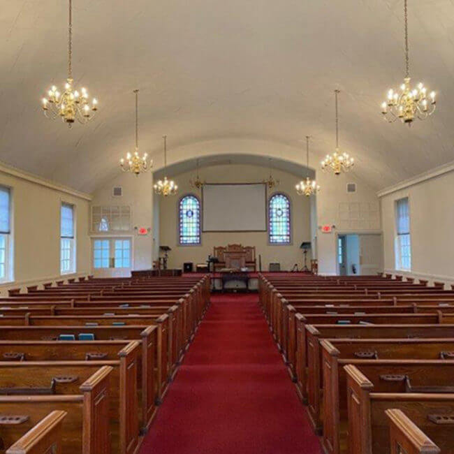 Sanctuary at Christ’s Home Chapel in Warminster PA