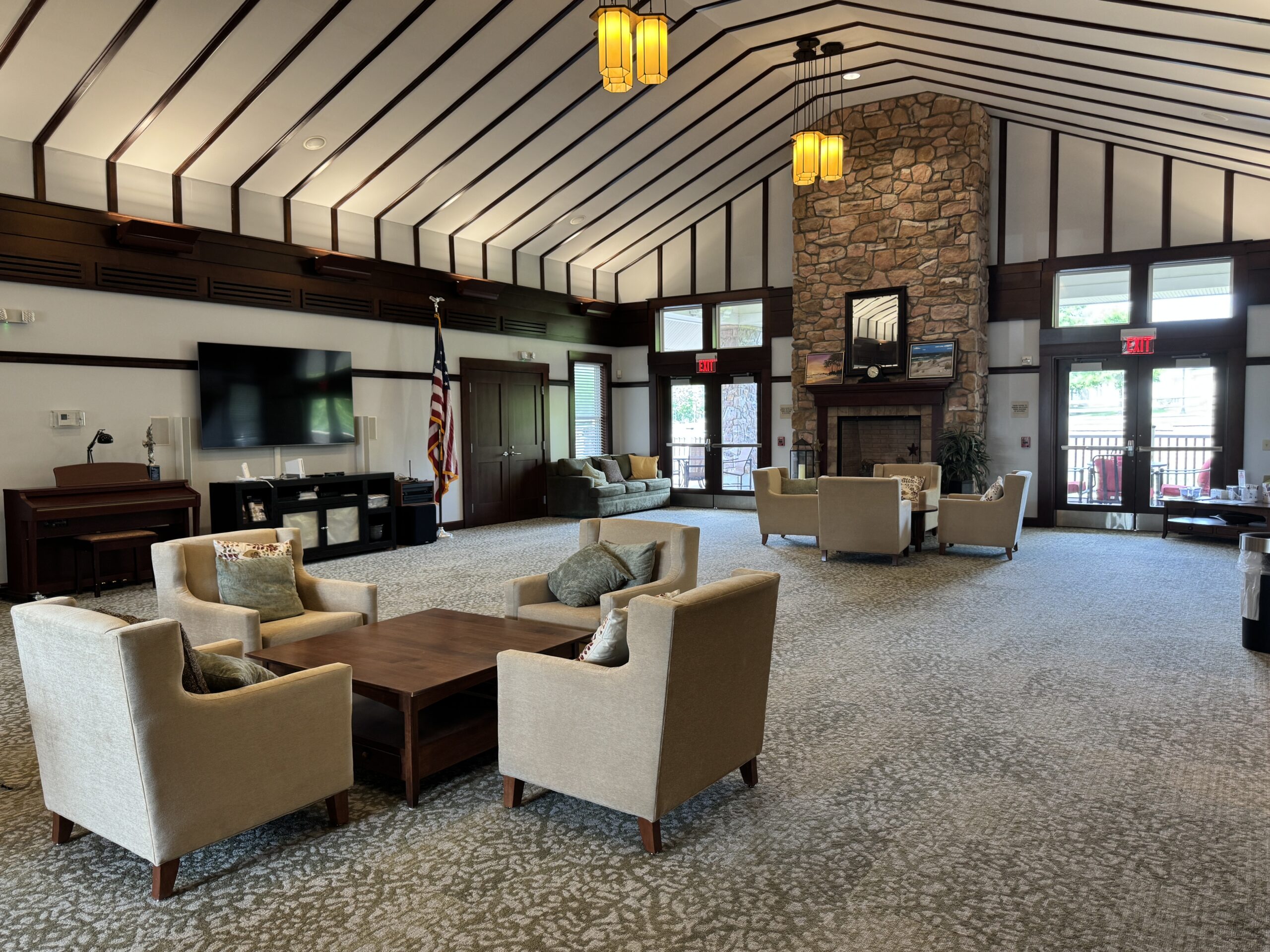 Clubhouse at faith-based retirement community Bucks County PA